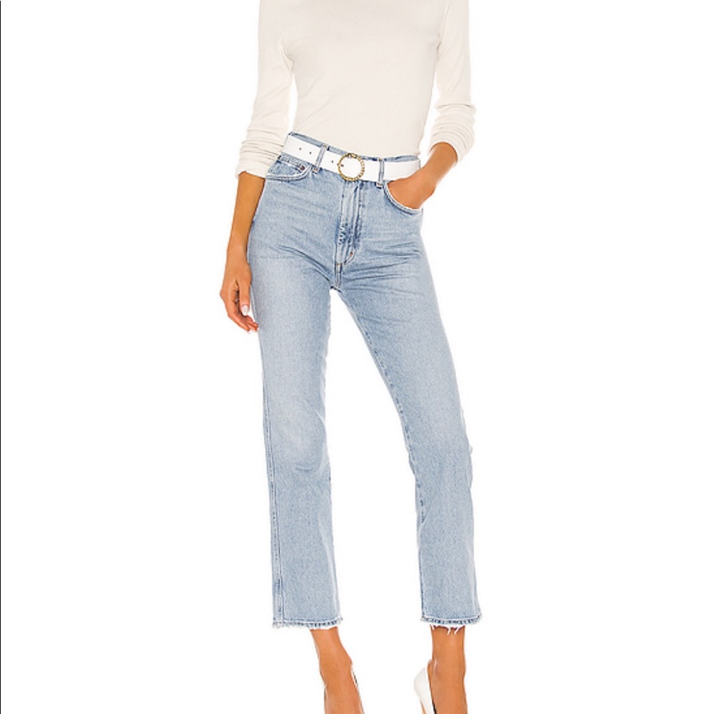 Agolde Pinch Waist High Rise Kick Jeans 24